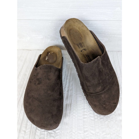 Birkenstock Shoes - Birkenstock Tatami Brown Suede Clog 39